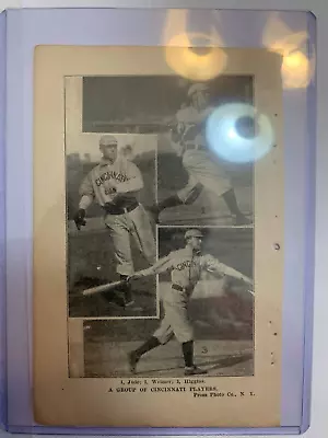 1907 Spalding CINCINNATI REDS Miller Huggins Jude Weimer Player Photos 5 X7 • $8.40