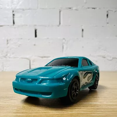 BKC Irwin Toy 2000 Teal Flames Ford Mustang 1/64 Scale Diecast Model Car • $9.95