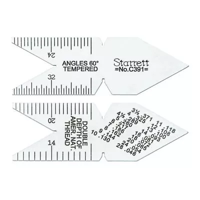 Starrett C391 60 Degree Center Gage • $37.11