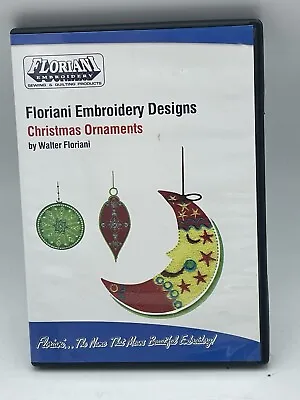 Floriani Embroidery Designs  Christmas Ornaments  Machine Software Holiday 2012 • $8.49