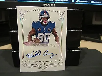 National Treasures Autograph Giants Auto Victor Cruz 11/15   2014 • $350