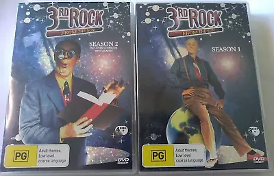 3rd Rock From The Sun : Season 1 And 2 - Region 4 John Lithgow - FREE POST • $29.95