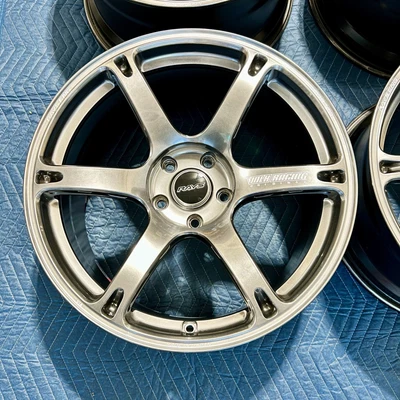 $2375.75 • Buy USED SET OF 4 RAYS VOLK RACING TE037 FORMULA SILVER 19x9.5 +25 +25MM 5x120