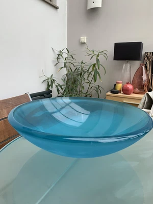 £39 • Buy Glass Countertop Sink Bowl (sea Blue)