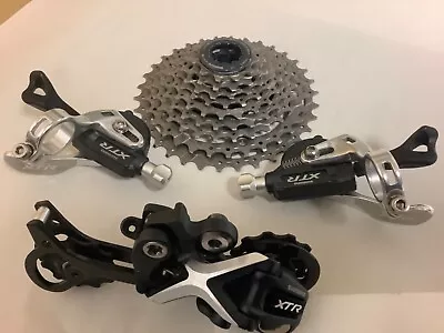 Shimano XTR CS-M970 Drivetrain Cassetteshifters And Carbon Deraileur • $400