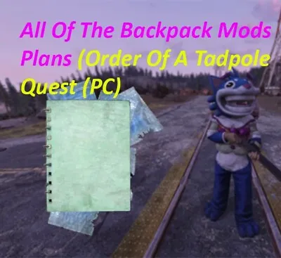 All Of The Backpack Mods Plans (Order Of A Tadpole Quest (PC) • $5.99