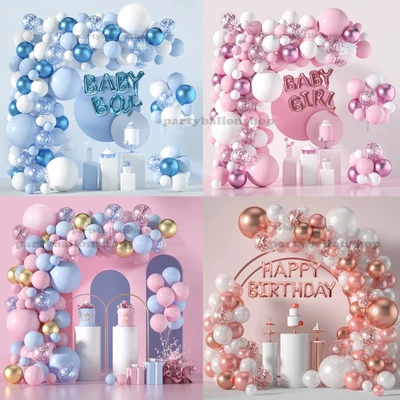 £5.99 • Buy Balloon Arch Kit + Balloons Garland Birthday Wedding Party Baby Shower Decor UK.