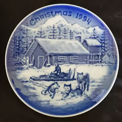 Vintage 1994 B&G Christmas Eve In Alaska Collectible Plate 5.25  New In Box • $24.99