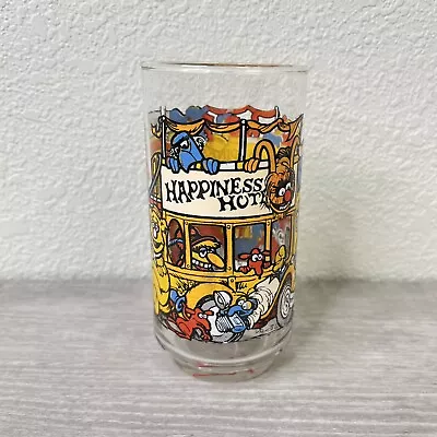  Vintage Muppets 1981 The Great Muppet Caper  Glass Jim Henson Happiness Hotel • $8