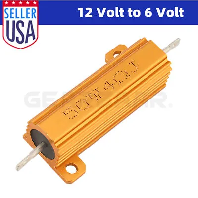 12 Volt To 6 Volt Voltage Reducer Heater Blower Motor Voltage 6V Wiper US Ship • $7.48