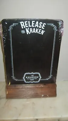 Kraken Rum Wooden Base Chalkboard / Menu Board Brand New • £10