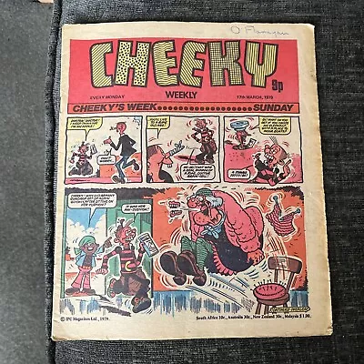 Cheeky Weekly Comic - 17 March 1979 • £3.99