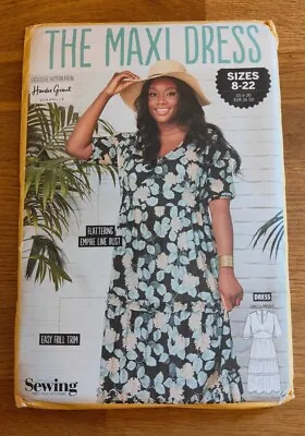 SEWING PATTERN - Delia Simply Sewing Pattern The Maxi Dress Sizes 8-22 • £3