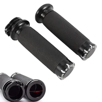 Motorcycle Handlebar Hand Grips 1  For Kawasaki Vulcan VN 1600 1500 Mean Streak • $24.69