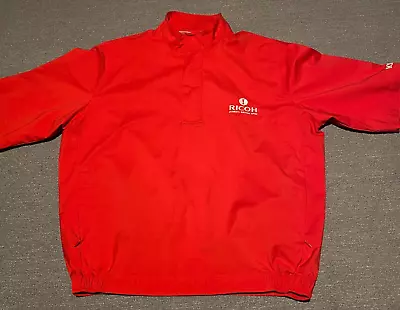 Polo Golf Ralph Lauren Jacket Mens Medium Short Sleeve 1/4 Quarter Zip Pullover • $23