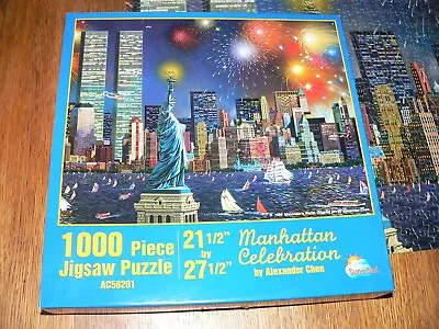 Suns Out 1000 Pc Jigsaw Puzzle #AC56201  Manhattan Celebration  By Chen~Complete • $9.95