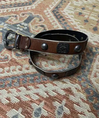 Vintage Belt Leather Western Womens Large • $20