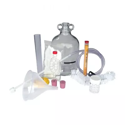 Home Brew Equipment Starter Kit For 6 Bottles Of Wine - With Glass Demijohn • £30.10