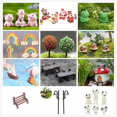 £2.77 • Buy DIY Miniature Fairy Garden Lawn Ornament Decor Pot Craft Accessories Dollhouse
