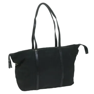 PRADA Tote Bag Nylon Black Auth 64476 • $88