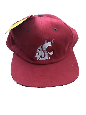 Vintage Washington State University Reversible Adjustable Hat Carretta Sport 90s • $494