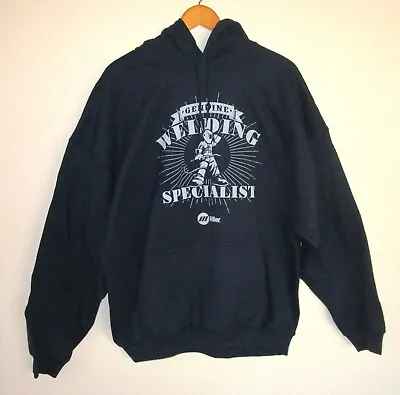 Miller Electric Genuine Welding Specialist Hoodie Size 2XL Dark Blue *NEW* • $38