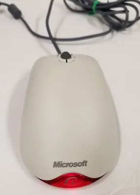 Microsoft Wheel Mouse Optical USB Wired TESTED X08-71118 White • $29.99