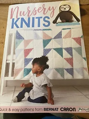 £3.99 • Buy Bernat Caron Baby Knitting Pattern Book Nursery Knits Blankets, Toys Clothes
