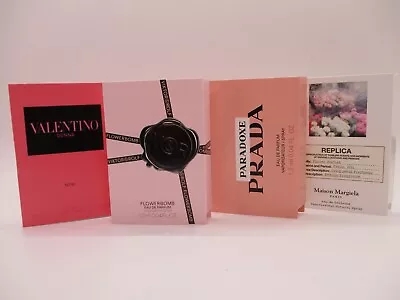 4 X Designer Fragrance Samples - Prada Maison Margiela Valentino Viktor &Rolf • £3.95