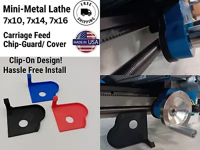 CARRIAGE APRON/ CHIP GUARD COVER CLIP-ON Mini Metal Lathe 7x10 7x12 7x14 7x16  • $12.49