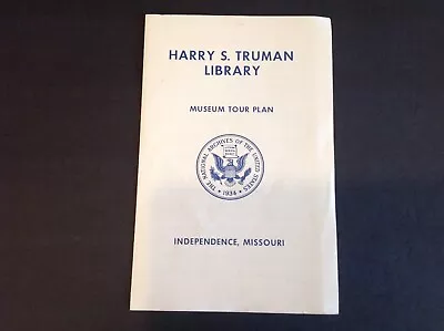 Harry S Truman Library Museum Brochure - Vintage USA Ephemera • $44