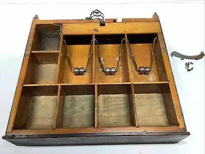 Vintage National Cash Register Drawer - 14-3/4” X 13-3/4” With 3 Bill Weights  • $45