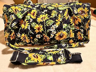 Vera Bradley Medium Travel Duffle Bag *Pre-Owned* Sunflowers • $48.50