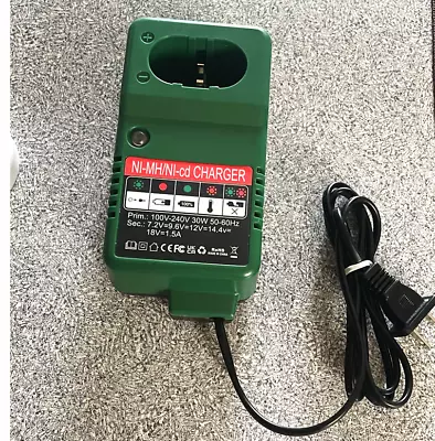 For Makita DC1804 T 7.2-18V Ni-MH Ni-Cd Battery Charger Dock TESTED • $29.99