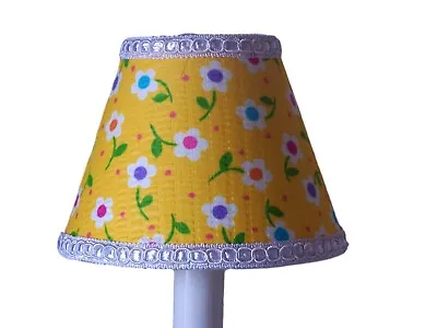 Cute Spring Summer Flower Chandelier Shades 5  Mini Lamp Sconce Shade Yellow • $5