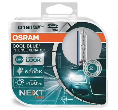 D1S Osram Cool Blue Intense NEXT GEN 66140CBN HID Xenon Headlight Bulbs 2 Bulbs • $167.50