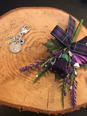 £2.99 • Buy Bride Charm - Something Blue And Lucky Sixpence. Wedding Gift With Horseshoe