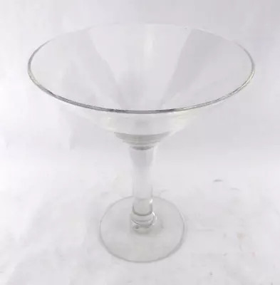 Large Giant Martini Cocktail Margarita Glass 10” Tall Centerpiece Clear Big • $36.95