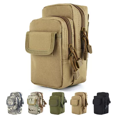 Utility Gadget Pouch Tactical MOLLE Duty Belt Pouches EDC Small Tool Waist Bag • $9.99