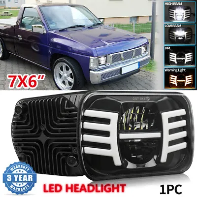 $54.89 • Buy 5x7''7x6''inch LED Headlight Hi-Lo Beam DRL For Nissan Pickup Hardbody D21 NX XT