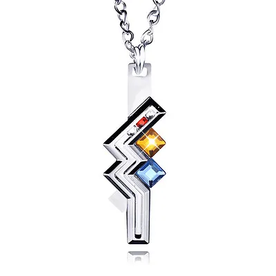 Final Fantasy XIII 13 Lightning Necklace Cosplay Pendant Chain Game Collectible • £4.79