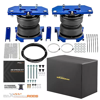 Rear Air Spring Suspension Kit Fit Dodge Ram 2500 3500 2003-2013 Schrader Valve • $199.89