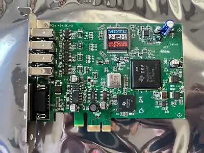 MOTU PCIe 424 Interface • $249.99