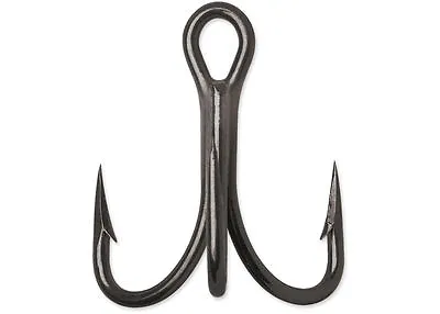 Vmc 9626 Cb 4x Short Shank Treble Hook--coastal Black--20 Pack-pick Size • $11.99