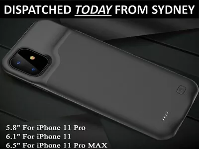 $36.57 • Buy Smart Battery Case For IPhone 12 11 Pro Max 6000mAh Power Bank Charger Cover