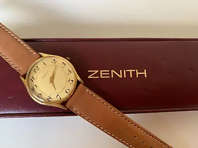 C1955 Vintage Zenith Movado Watch Hand-Winding Men's Caliber 30.5 W/Box 34mm • $679.15