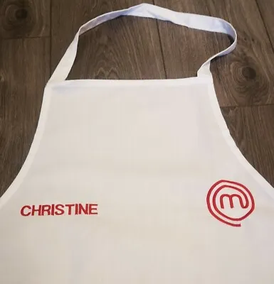 Master Chef Cooking Apron Personalised Name Embroidered Secret Santa Birthday • £14.99