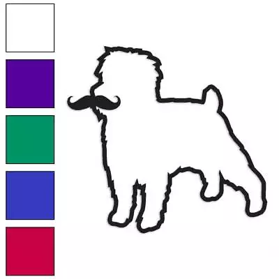 Affenpinscher Mustache Vinyl Decal Sticker Multiple Colors & Sizes #3927 • $4.95