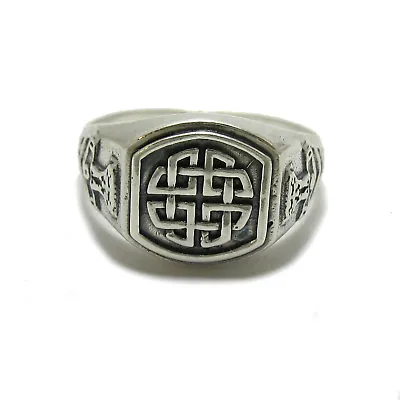 Genuine Sterling Silver Celtic Men's Ring Solid 925 Knot Empress • $26.40