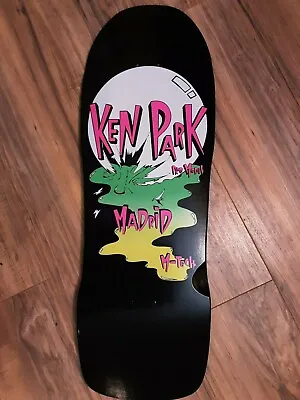MADRID Ken Park Pro Model Reissue Skateboard Deck - Black - New With No Shrink • $189.99
